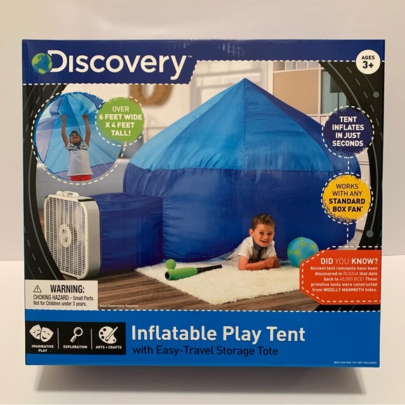 Discovery Toys Discovery Inflatable Play Tent With Easy Travel